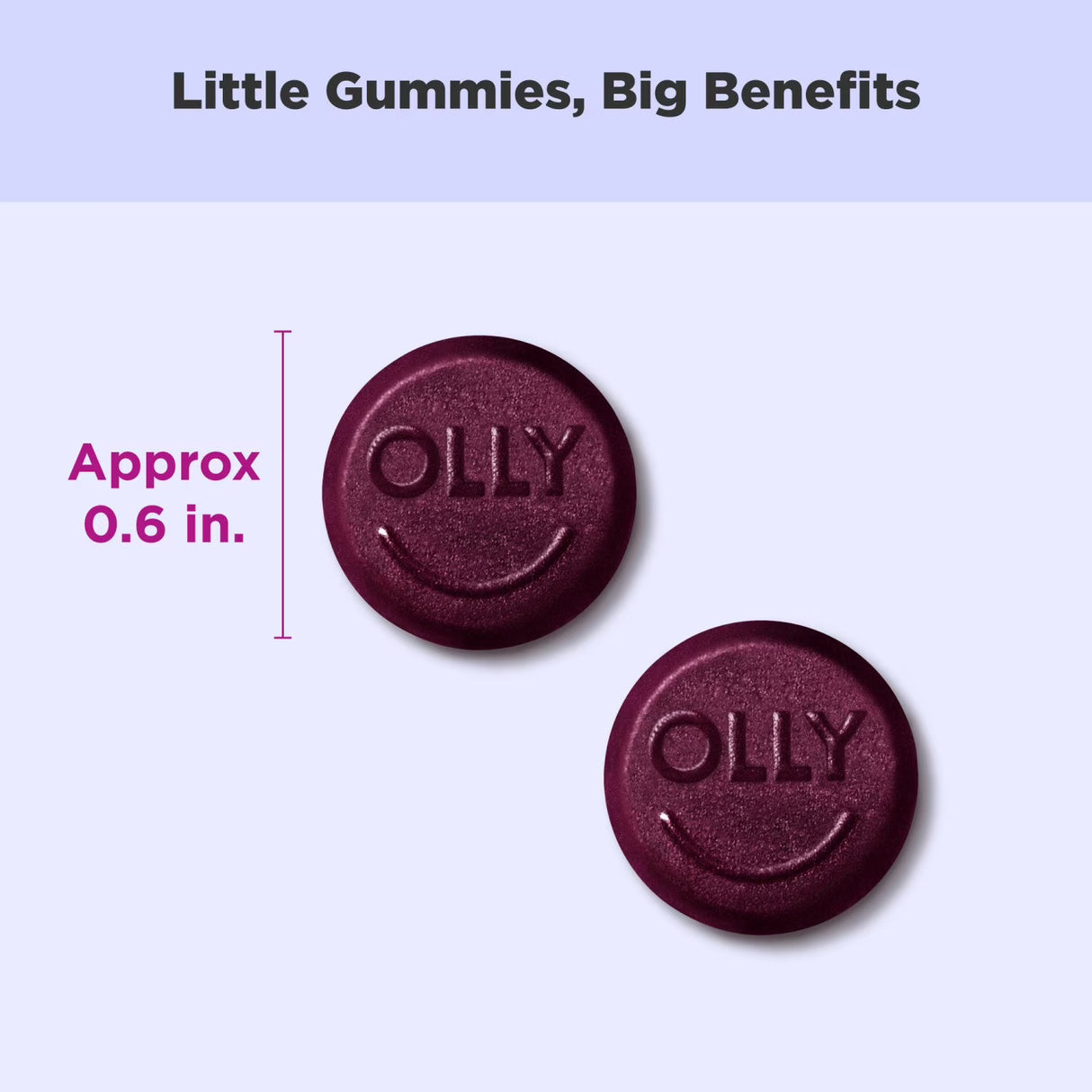 OLLY Restful Sleep Gummies, Blackberry, 110 ct.