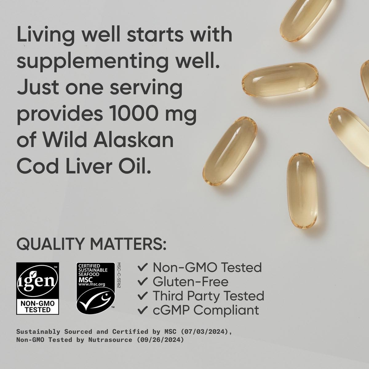 Sports Research® Alaskan Cod Liver Oil