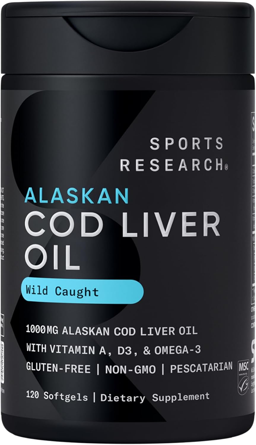 Sports Research® Alaskan Cod Liver Oil