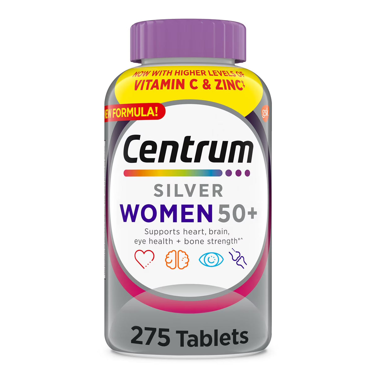 Silver Women 50+ Multivitamin, 275 Tablets