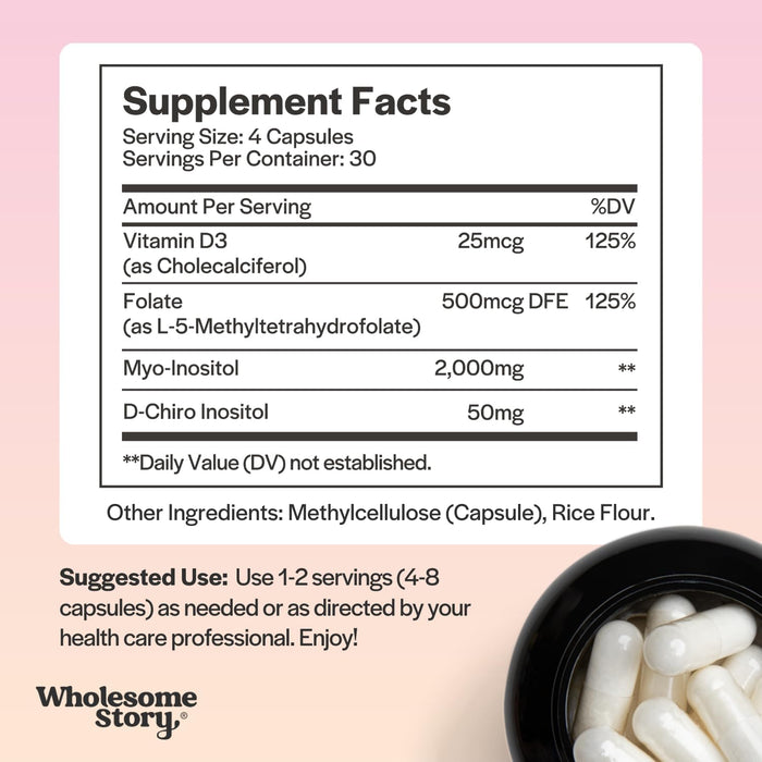 Myo-Inositol & D-Chiro Inositol Folate and Vitamin D