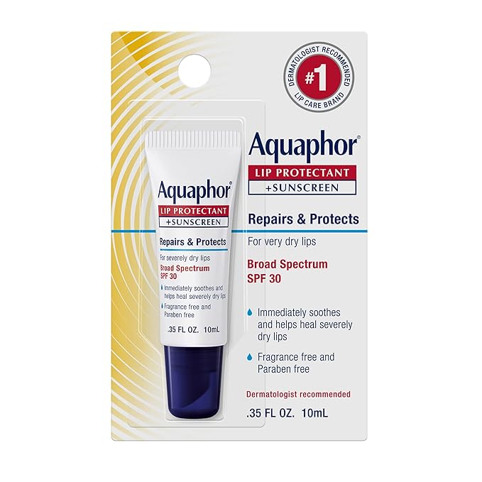 Aquaphor Lip Repair Lip Balm with Sunscreen,