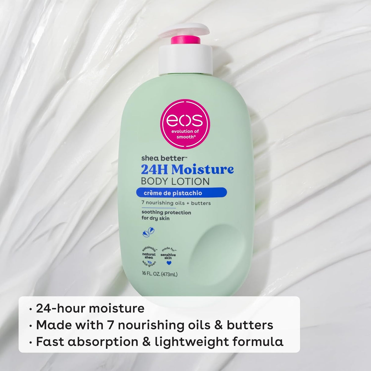 eos Shea Better Body Lotion- Crème de Pistachio