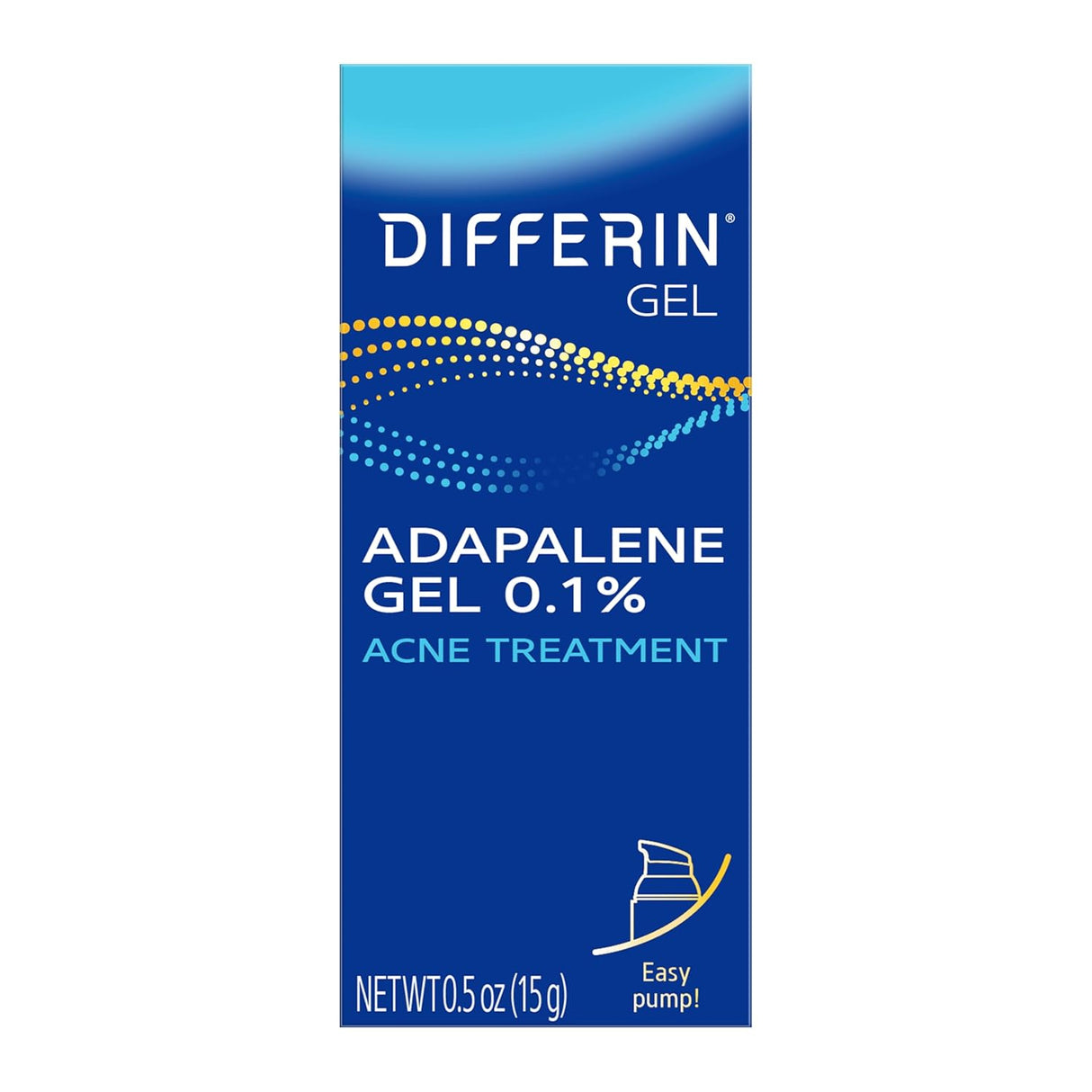 Differin Gel Adapalene 0.1% Acne Treatment