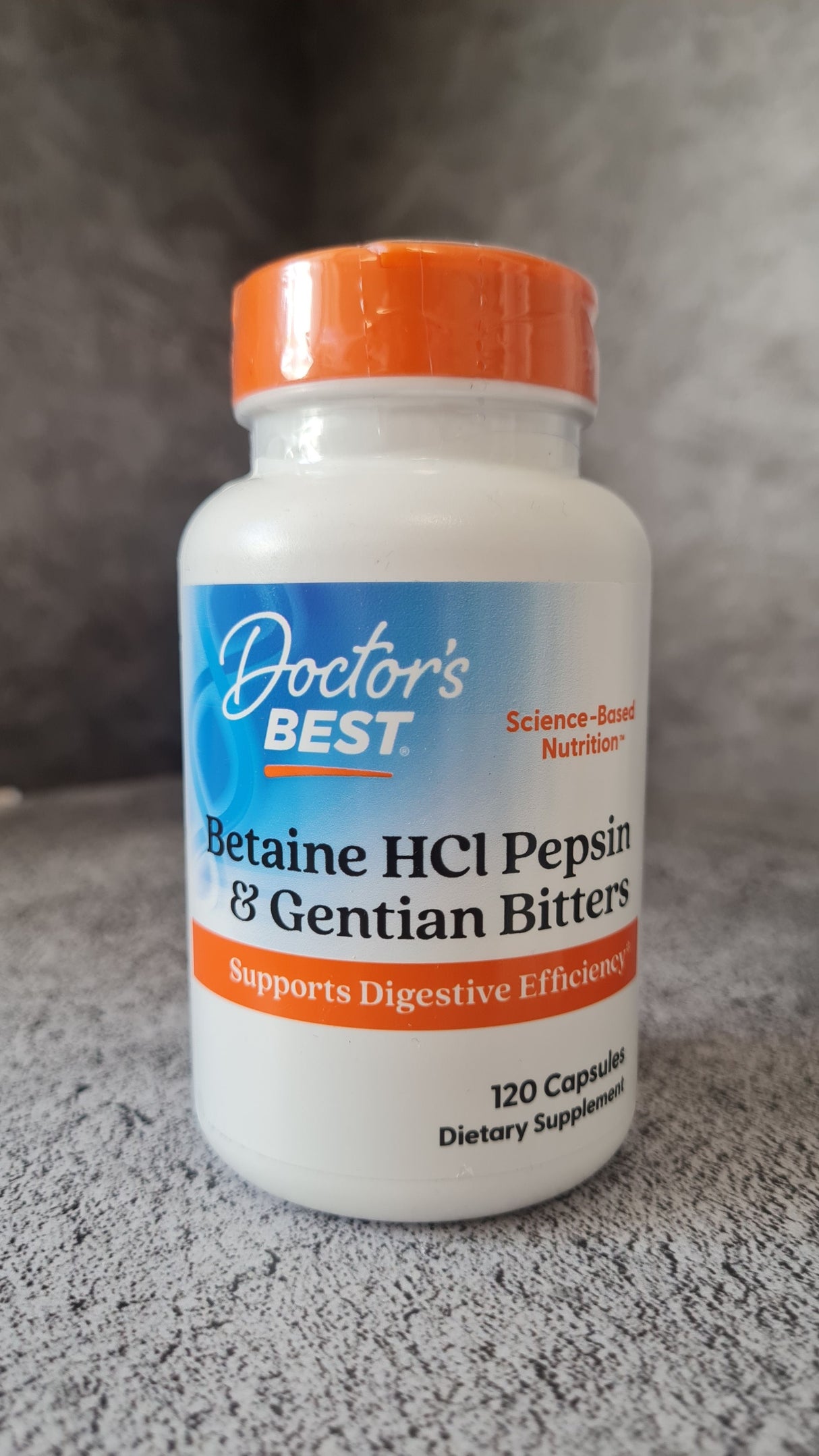 Doctor's Best Betaine HCI Pepsin & Gentian Bitters