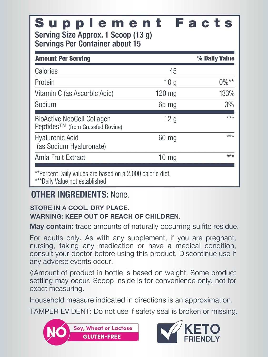 NeoCell Super Collagen Plus With Vitamin C and Hyaluronic Acid