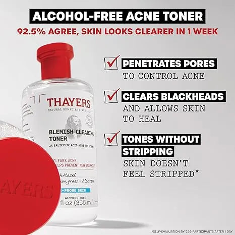 Thayers Blemish Clearing Lemongrass Face Toner with Salicylic Acid