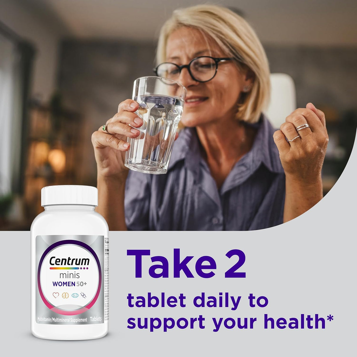 Centrum Minis Silver Women's Multivitamin for Women 50 Plus