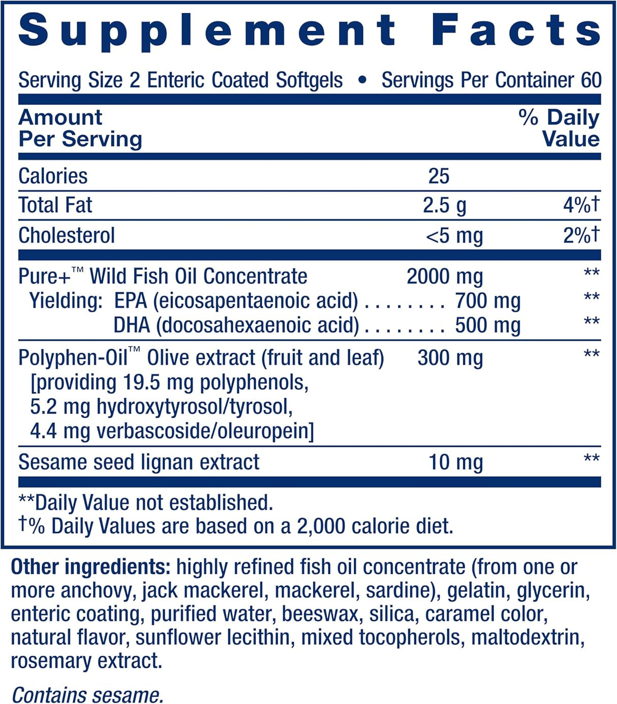 Super Omega-3 EPA-DHA Fish Oil