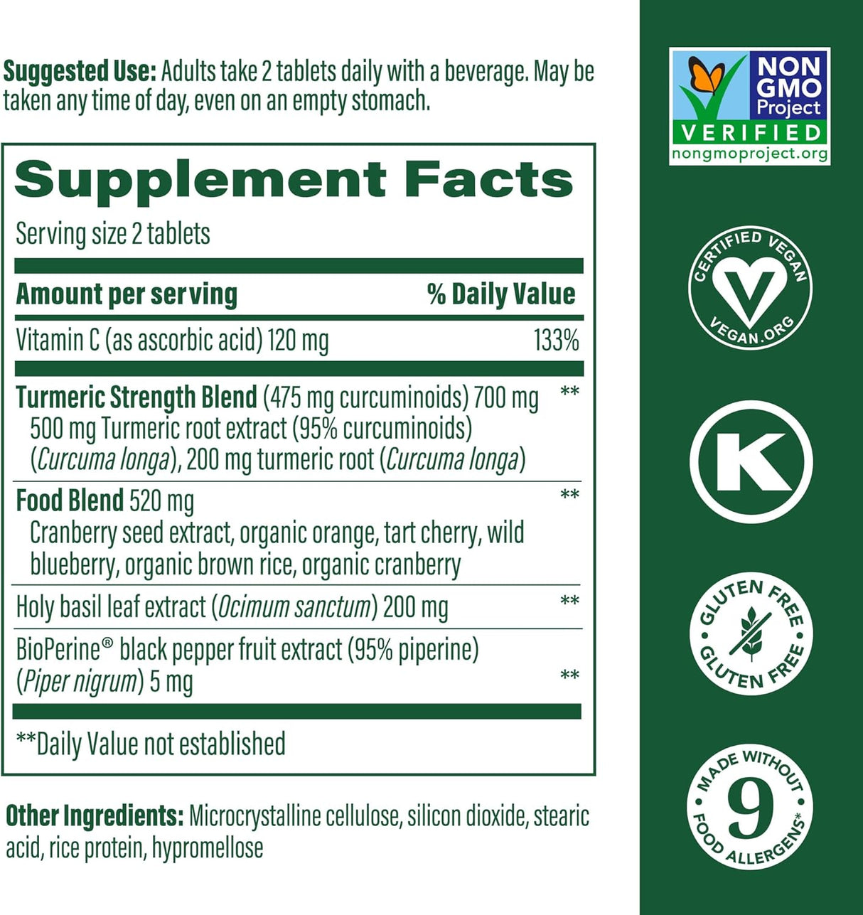 MegaFood Turmeric Curcumin