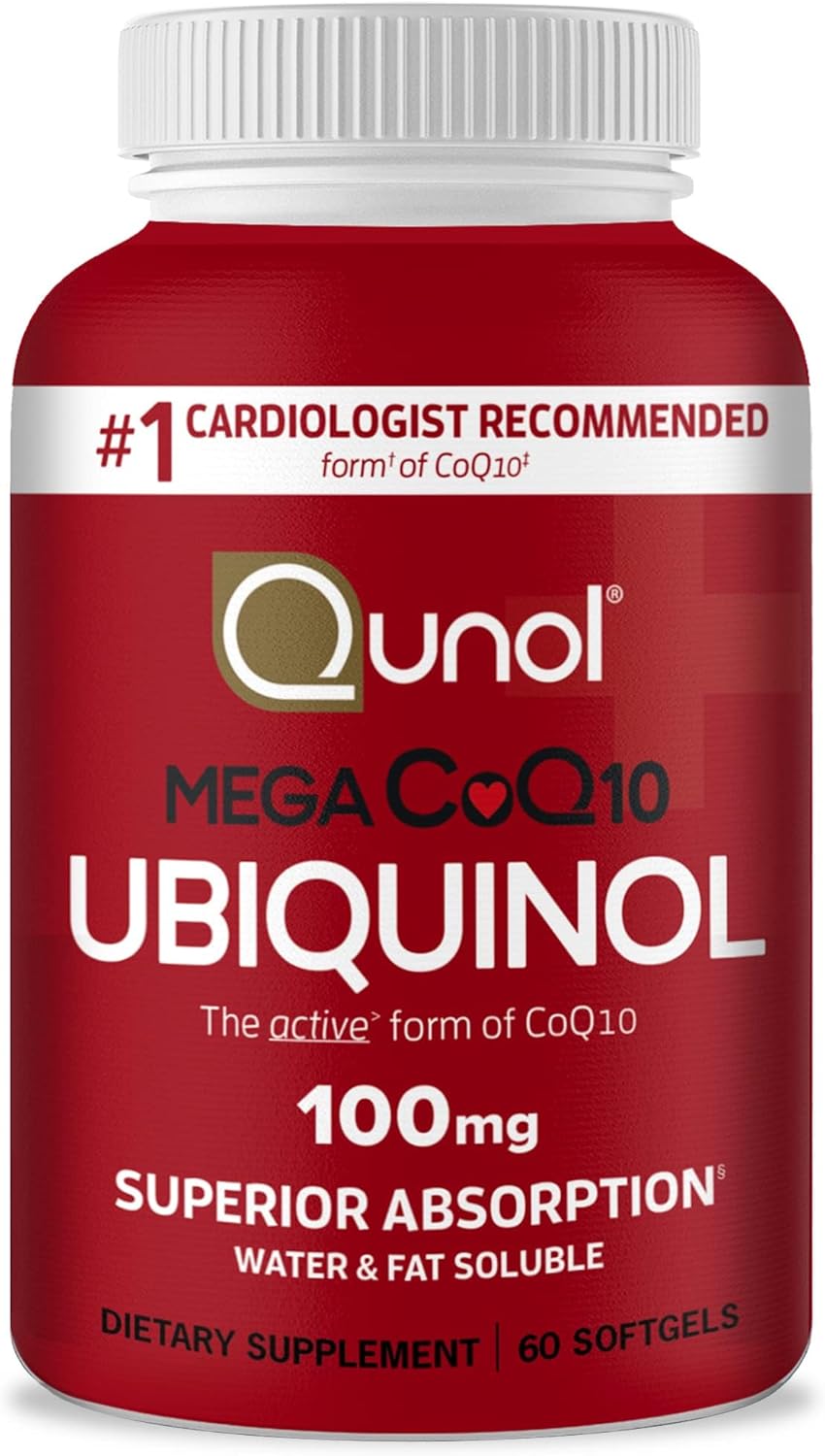 CoQ10 Supplement - Kenya. Qunol Ubiquinol Mega 100 Softgels