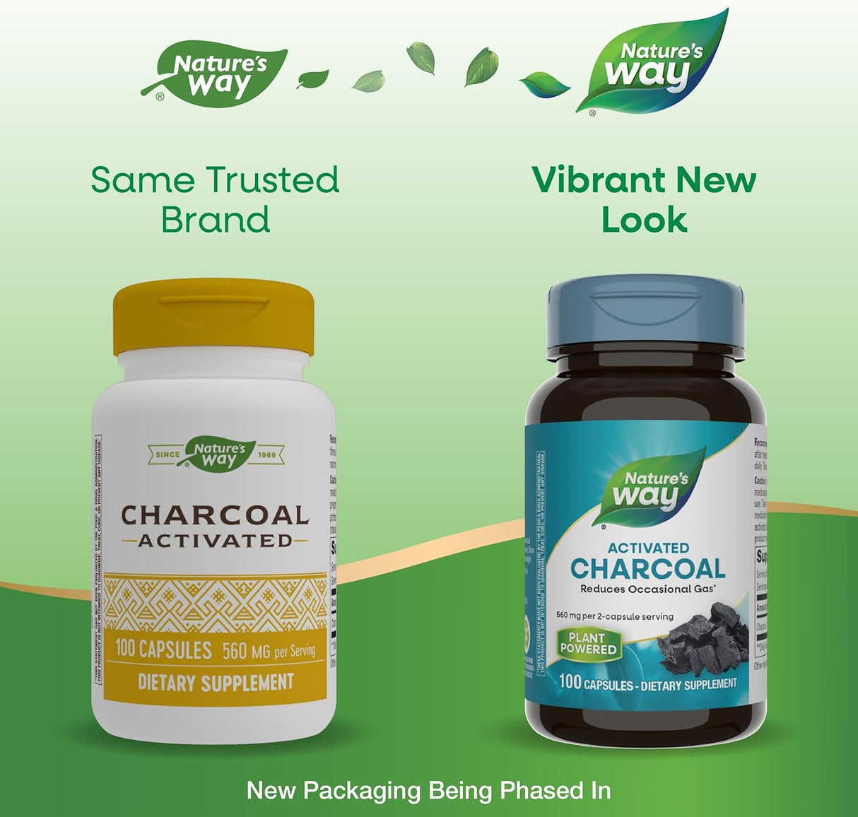Activated Charcoal 560 mg Charcoal per serving 100 Capsules - price in Kenya