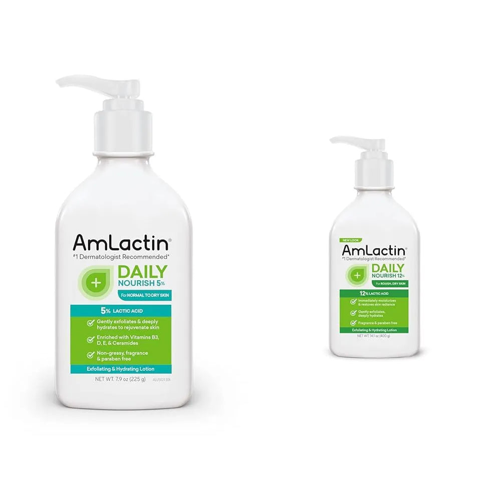 AmLactin Daily Nourish 5% - 7.9 oz Body Lotion with 5% Lactic Acid - Kenya
