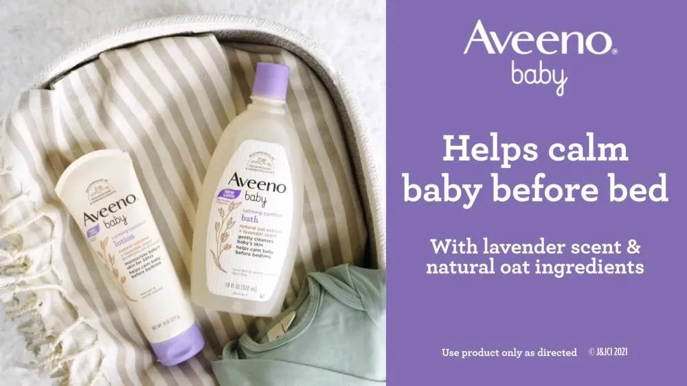Aveeno Baby Calming Comfort Bath & Wash, Lavender & Vanilla, 8 fl. oz - Kenya