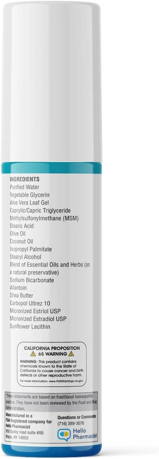 Bi-EST 5.0 Estrogen Menopause Relief Cream for Women - 5 mg Per Pump - Kenya