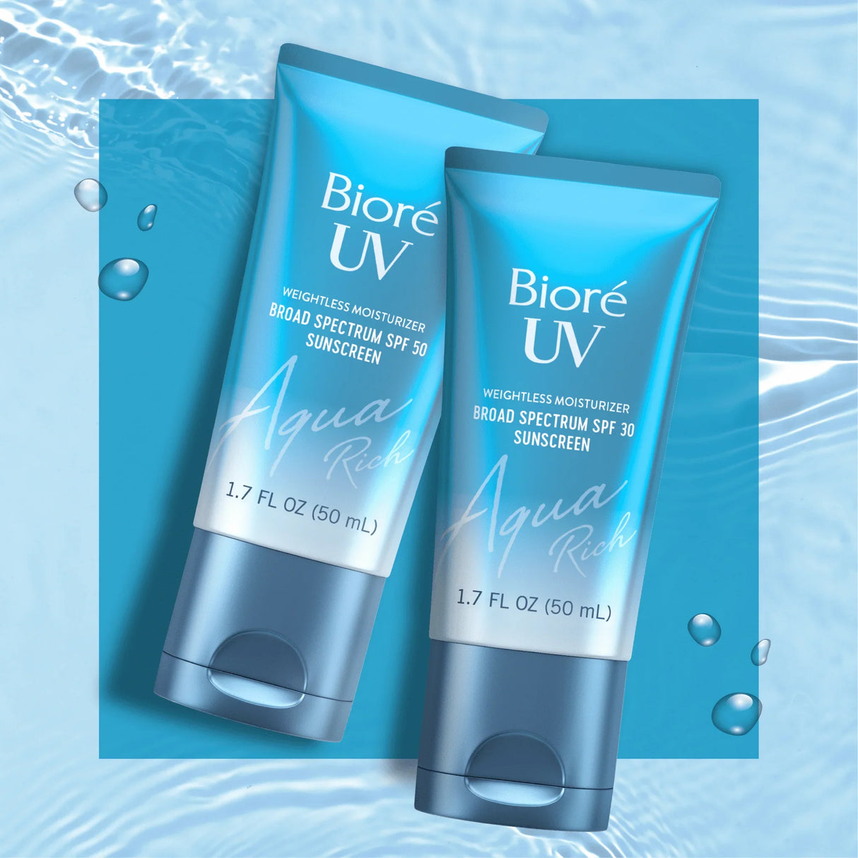 Biore UV Aqua Rich Sunscreen with SPF 50, 1.7 oz - Kenya