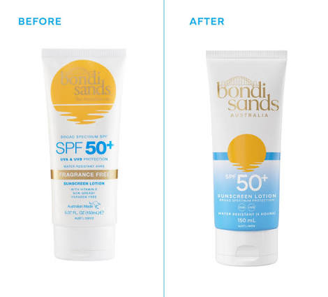 Bondi Sands Fragrance Free Sunscreen Body Lotion SPF 50 150ml