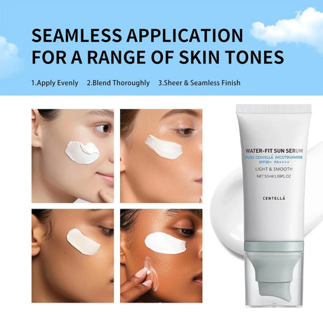 Centella Sunscreen SPF 50, Hyalu Cica Water-Fit Sun Serum - Kenya