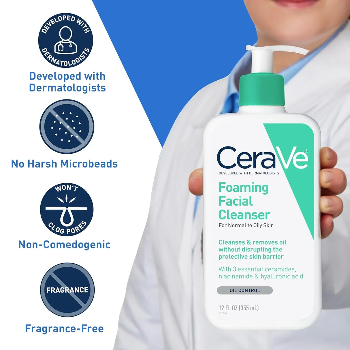 CeraVe Foaming Facial Cleanser 562ml - Kenya
