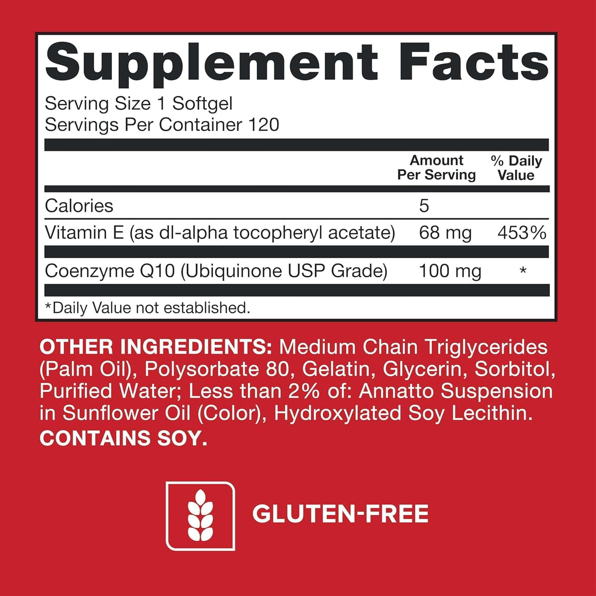 Qunol Ultra CoQ10 100mg,120 Softgels
