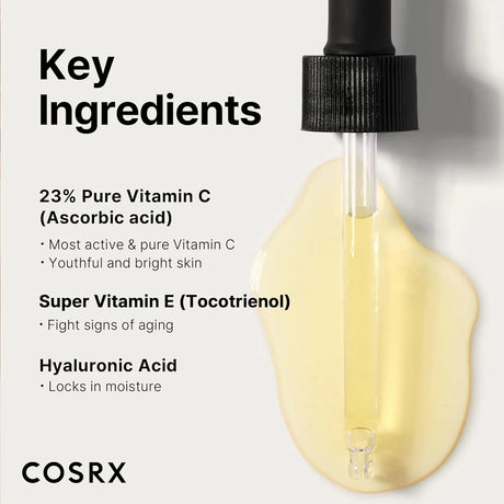 COSRX Pure Vitamin C 23% Serum with Vitamin E & Hyaluronic Acid - Kenya
