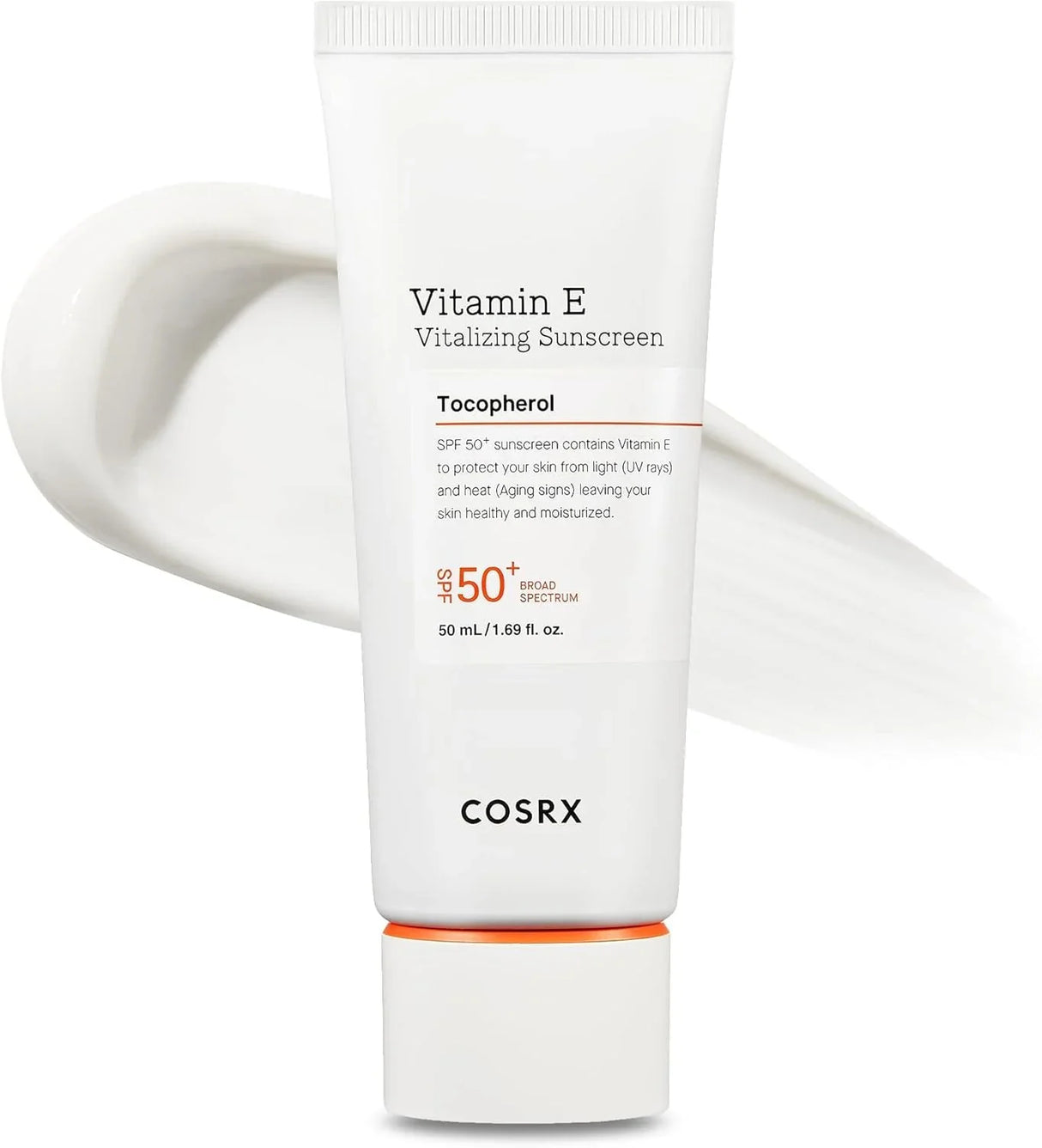 COSRX Vitamin E Vitalizing Face Sunscreen SPF 50, 1.69 fl oz - Kenya