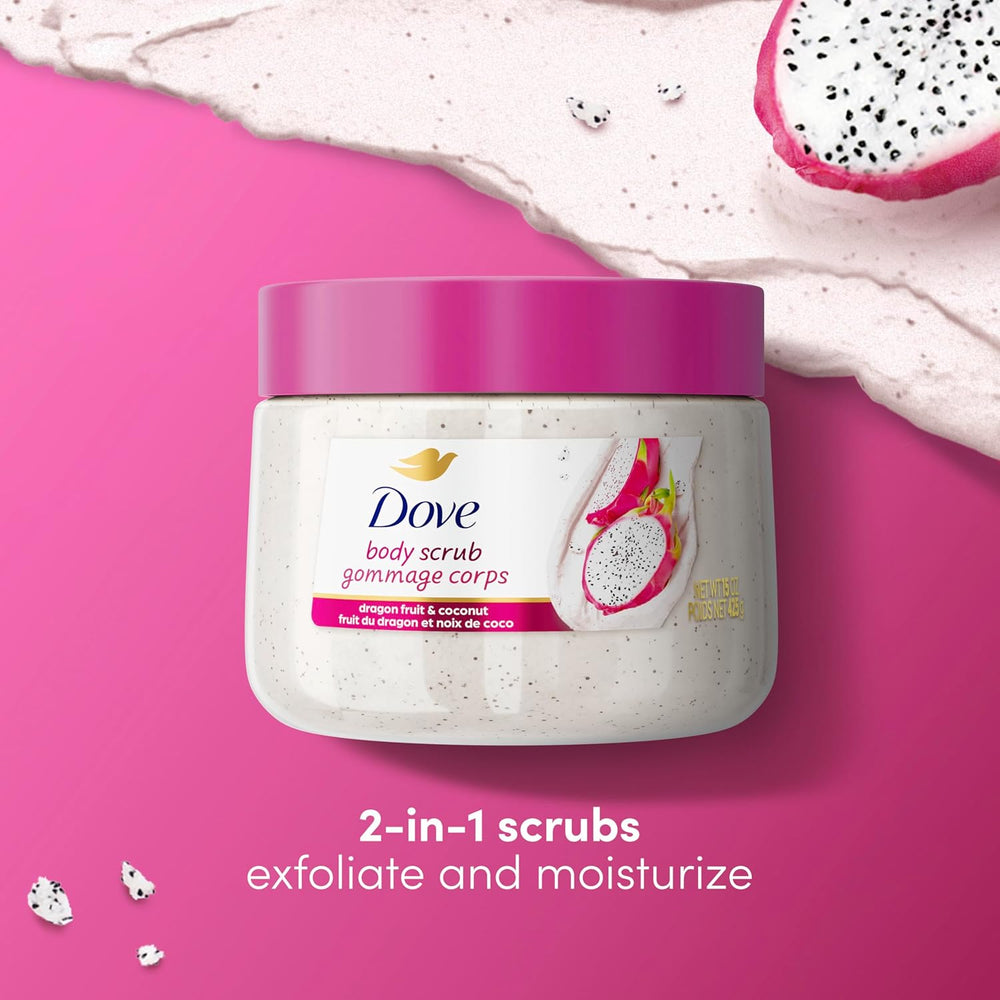 Dove Body Scrub Dragon Fruit & Coconut Cream - Kenya