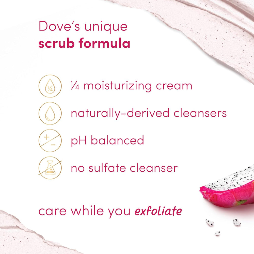 Dove Body Scrub Dragon Fruit & Coconut Cream - Kenya