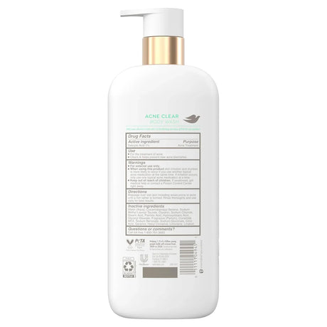 Dove Body Wash Acne Clear 1% salicylic acid - Kenya
