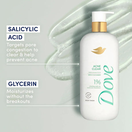 Dove Body Wash Acne Clear 1% salicylic acid - Kenya