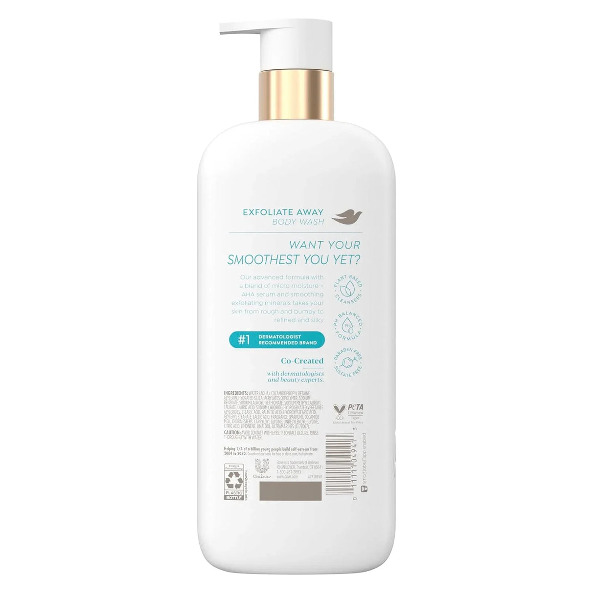 Dove Body Wash Exfoliate Away + BHA - Kenya