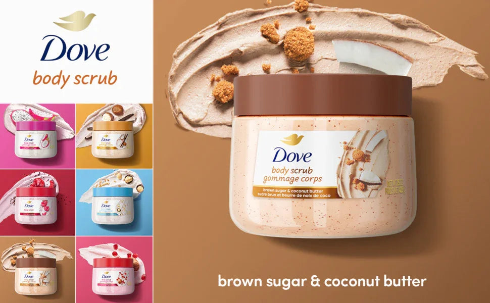 Dove Brown Sugar and Coconut Body Scrub - Kenya