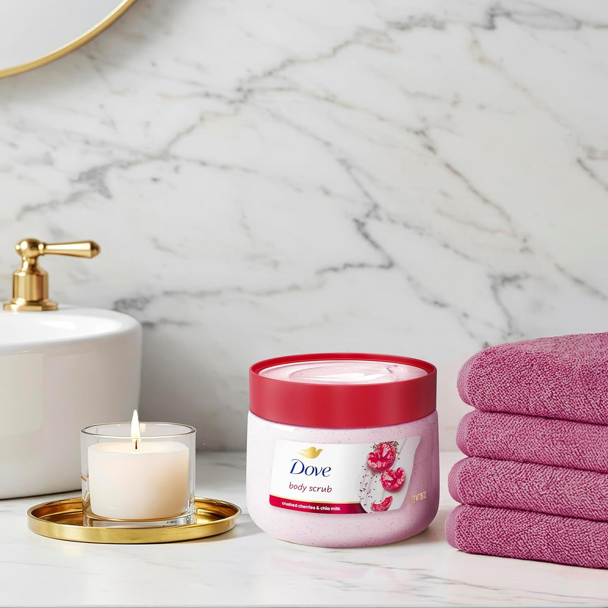 Dove Cherry & Chia Milk Body Scrub - Kenya