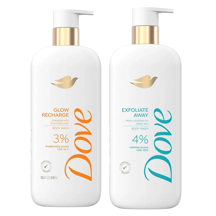 Dove Exfoliating Body Wash Glow Recharge