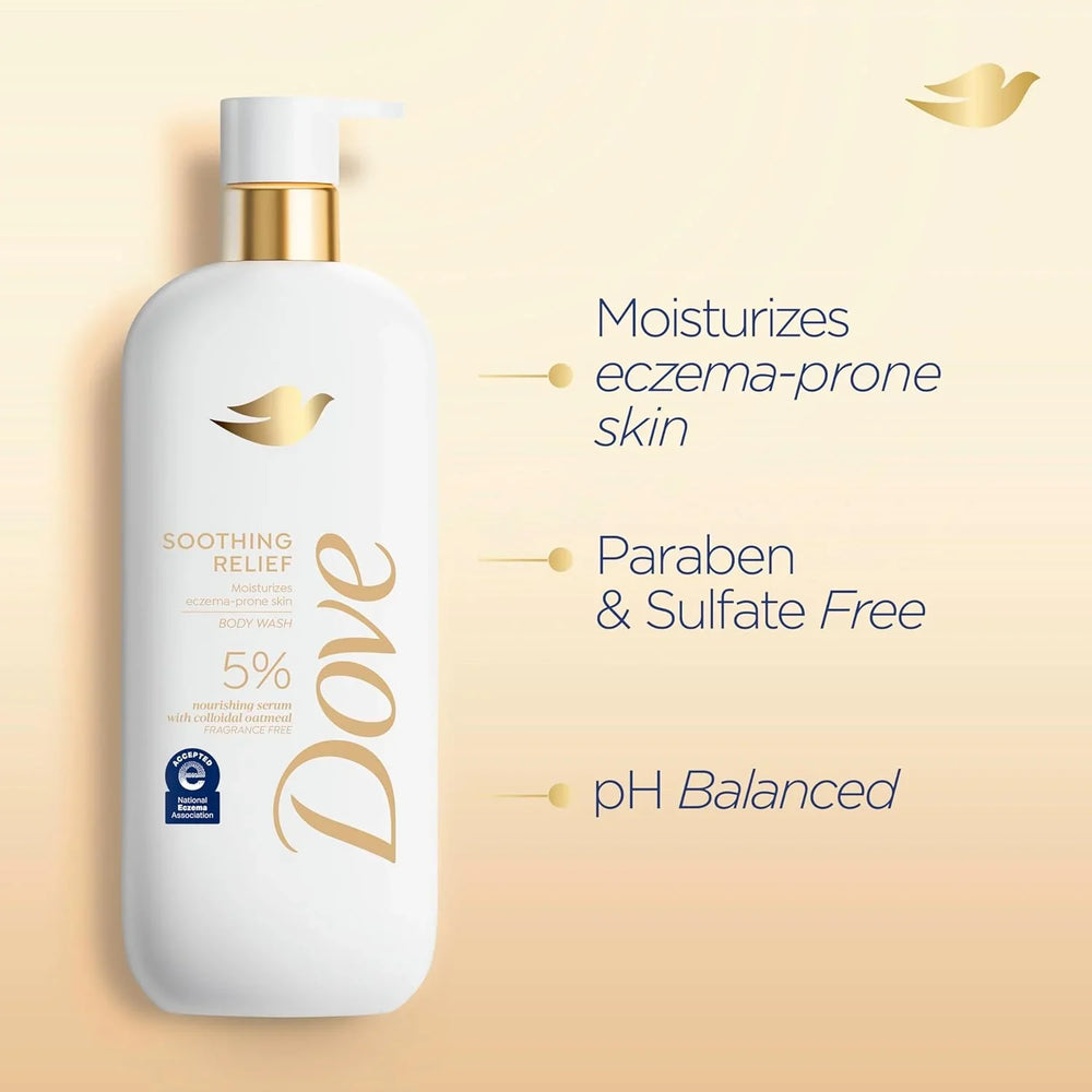 Dove Fragrance Free Body Wash Soothing Relief - Kenya
