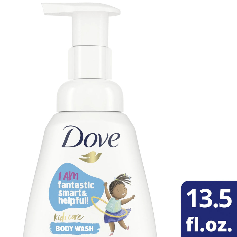 Dove Kids Care Foaming Liquid Body Wash Cotton Candy Hypoallergenic Skin Care for Kids, 13.5 oz - Kenya