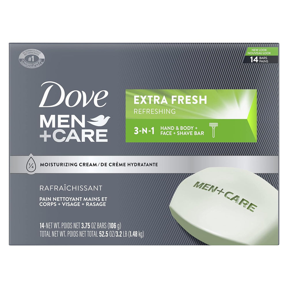 DOVE MEN + CARE Bar 3 in 1 Cleanser for Body, Face, and Shaving - Kenya