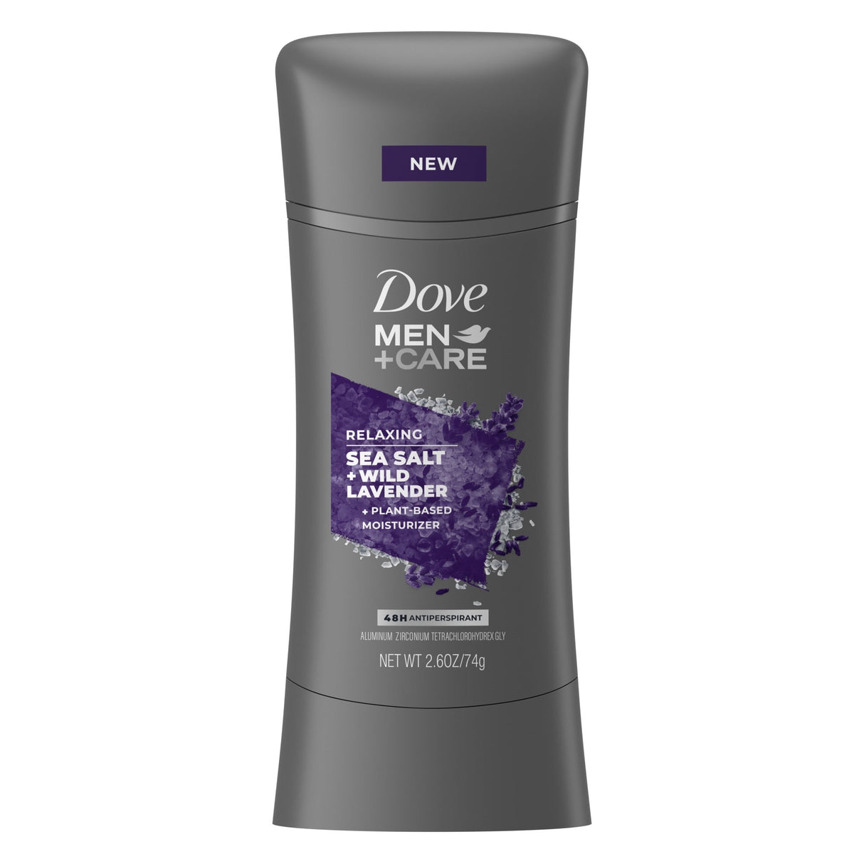 Dove Men+Care Men's Antiperspirant Deodorant Stick, Sea Salt and Wild Lavender, 2.6 oz - Kenya