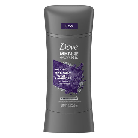 Dove Men+Care Men's Antiperspirant Deodorant Stick, Sea Salt and Wild Lavender, 2.6 oz - Kenya