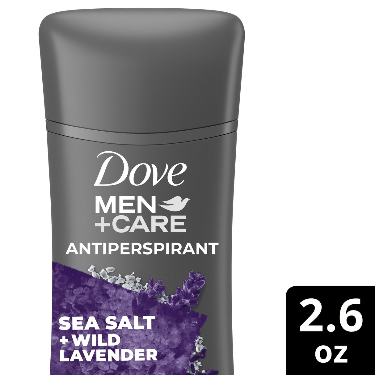 Dove Men+Care Men's Antiperspirant Deodorant Stick, Sea Salt and Wild Lavender, 2.6 oz - Kenya