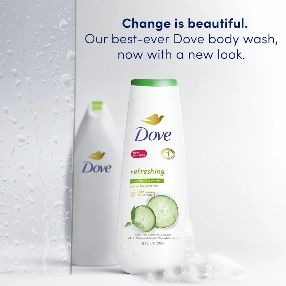 Dove Refreshing Body Wash - Cucumber and Green Tea 20 oz - Kenya