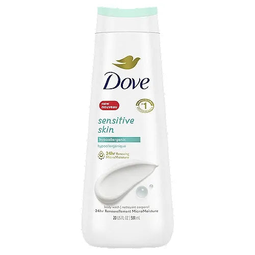 Dove Sensitive Skin Hypoallergenic Body Wash - Kenya
