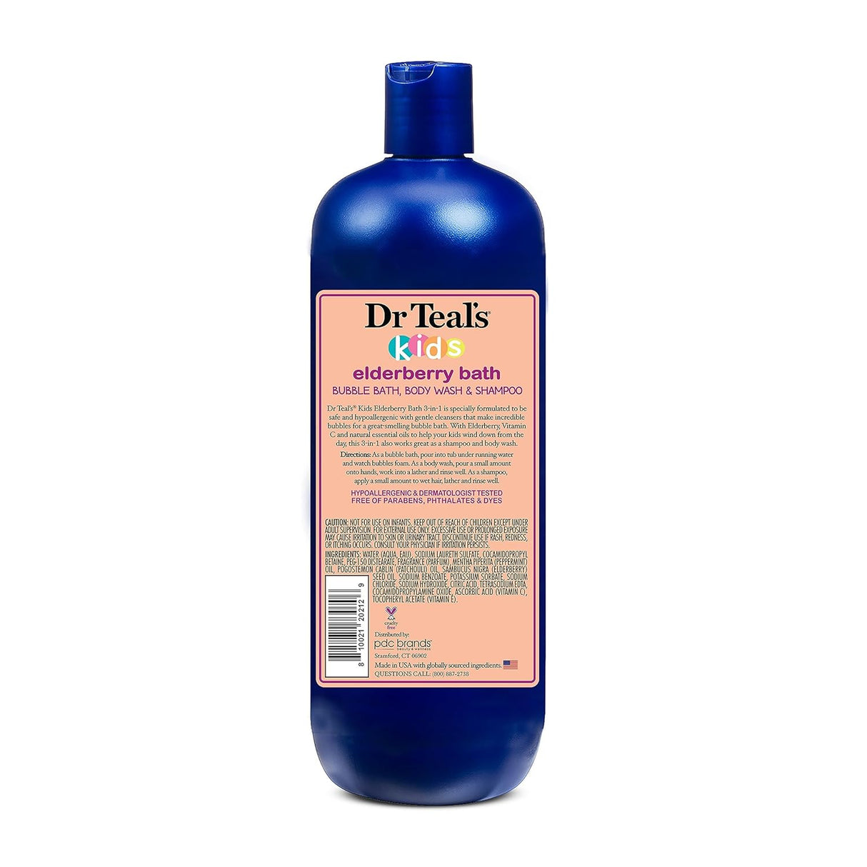 Dr Teal's Kids 3-in-1 Elderberry Bath- Kenya - Kenya