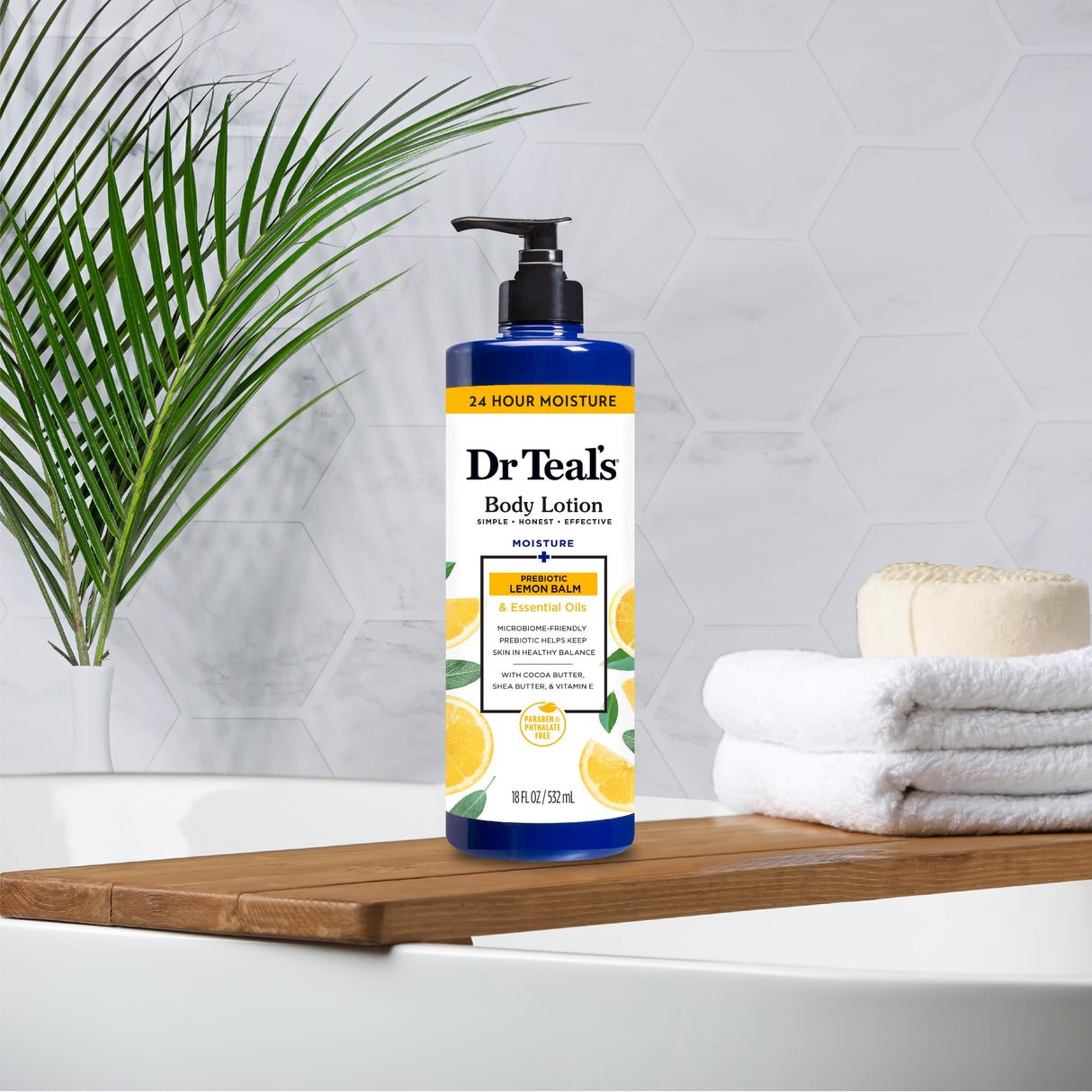 Dr Teal's Prebiotic Lemon Balm, Sage, Body Lotion - Kenya