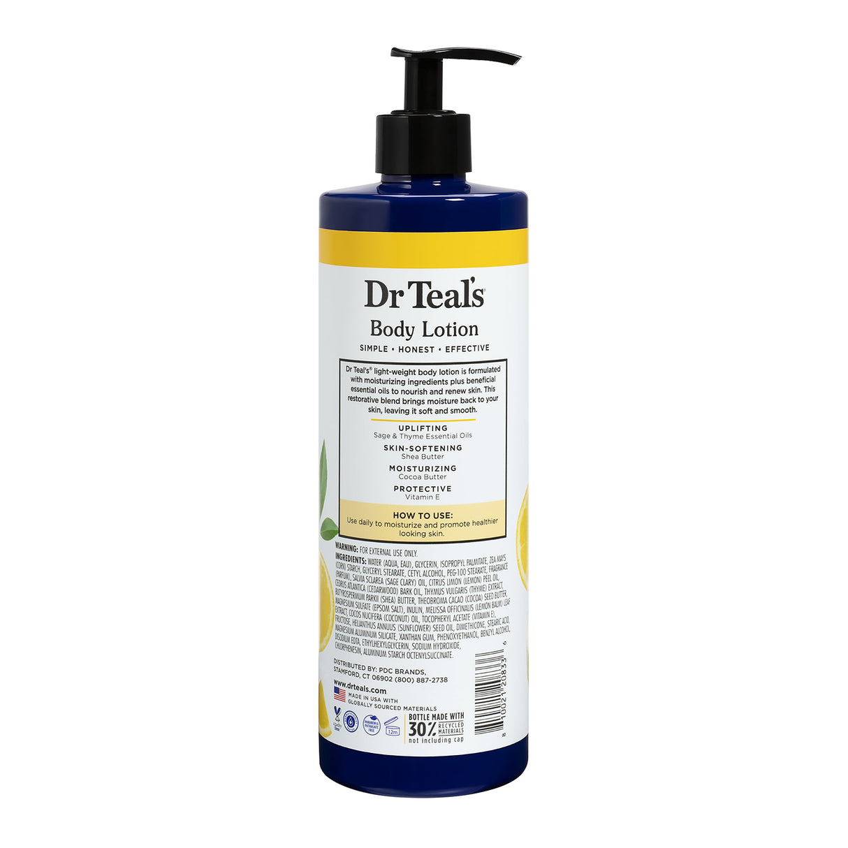 Dr Teal's Prebiotic Lemon Balm, Sage, Body Lotion - Kenya