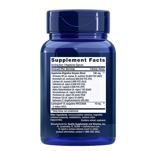Enhanced Super Digestive Enzymes and Probiotics