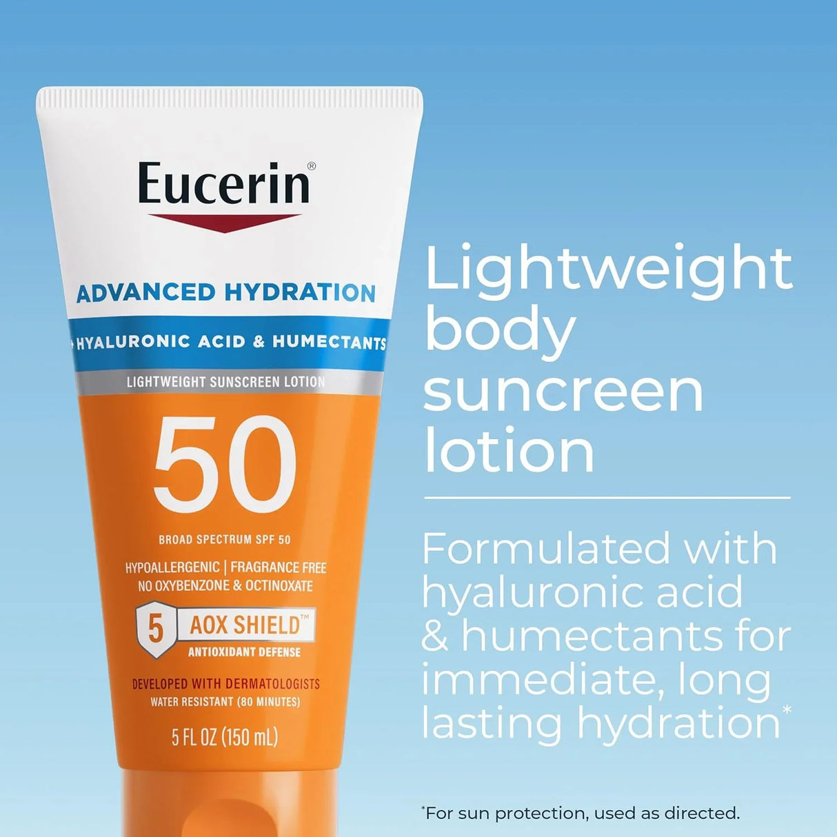 Eucerin Advanced Hydration SPF 50 Sunscreen Lotion - Kenya