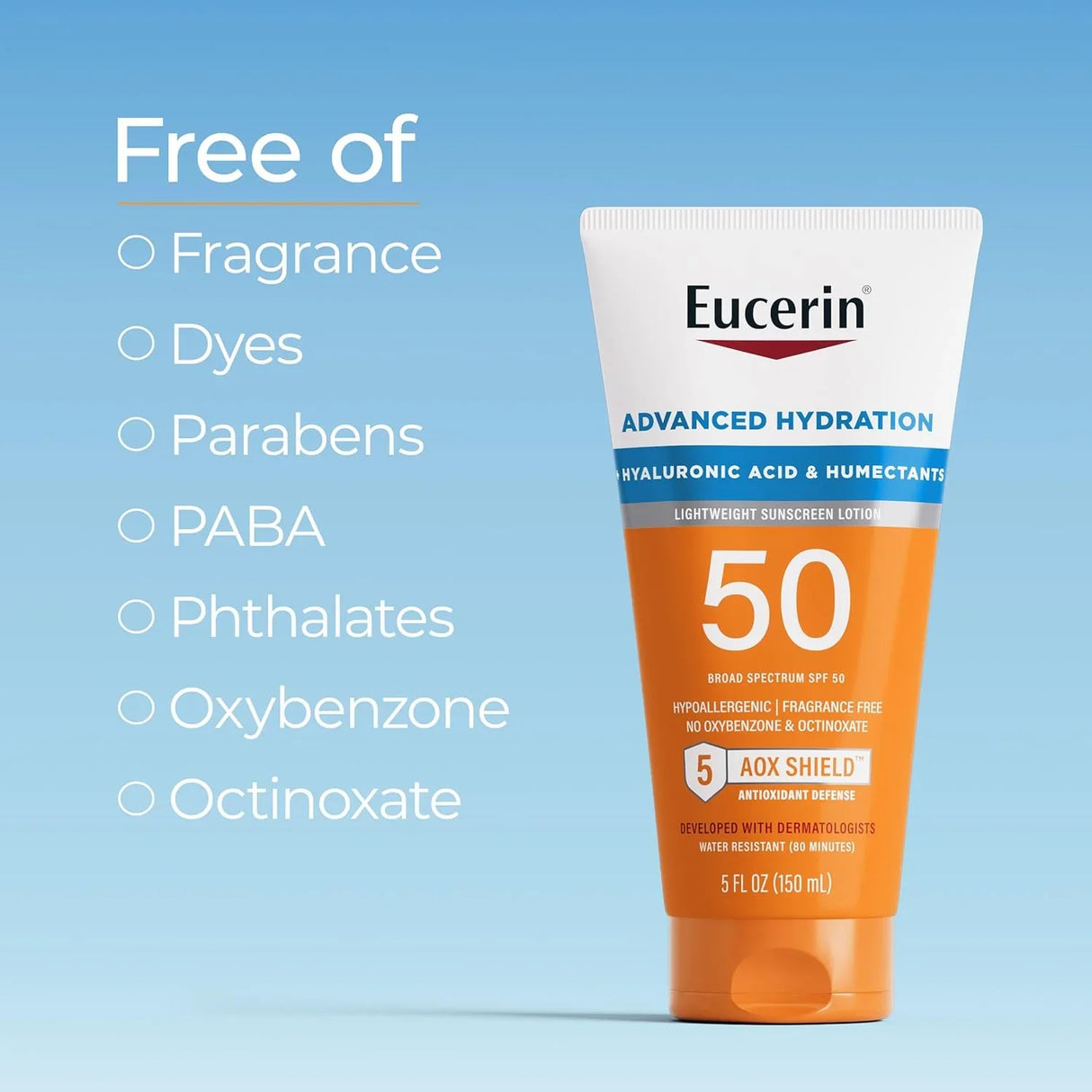 Eucerin Advanced Hydration SPF 50 Sunscreen Lotion - Kenya