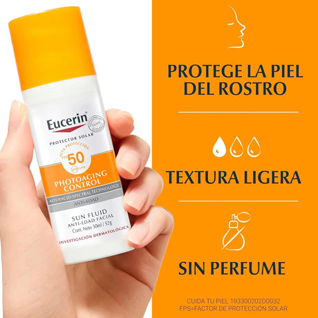 Eucerin Protector solar facial FPS 50+ sunscreen - Kenya