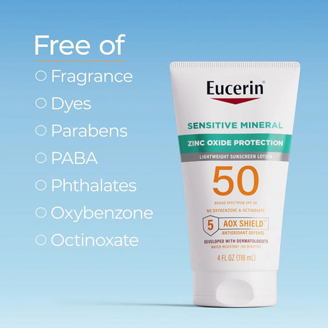 Eucerin Sensitive Mineral Sunscreen Lotion SPF 50 - Kenya